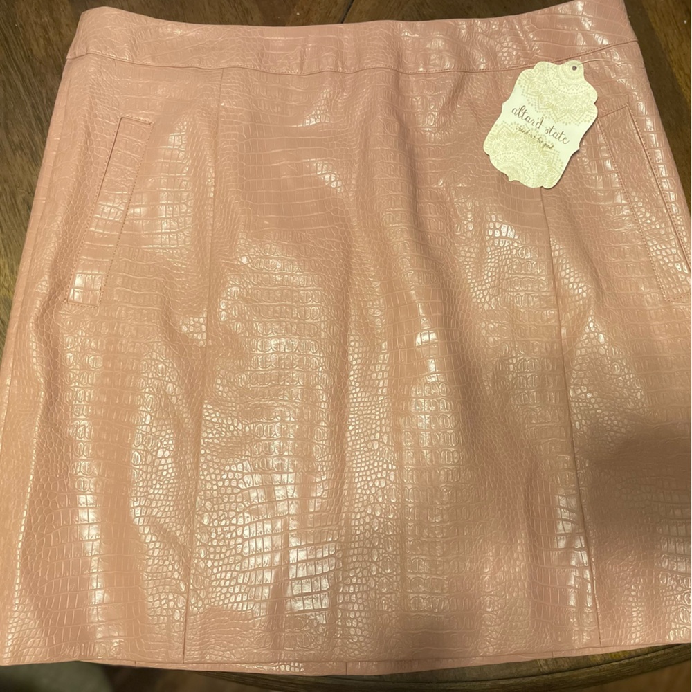 NWT Altar’d State Snake Skin Skirt